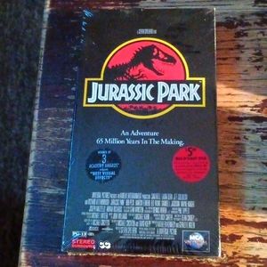 Original Jurassic Park vhs movie sealed